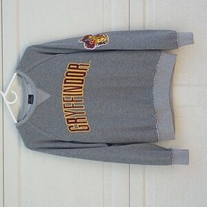 Universal Studios Harry Potter Gryffindor Distressed Sweatshirt Unisex Small